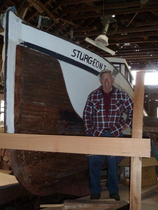 Andy Anderson’s family built hundreds of boats in this shed; now he is restoring the historic gillnetter Sturgeon 1 - British Columbia © Duart Snow